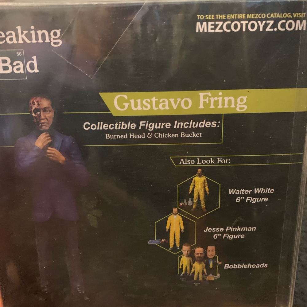 Mezco Breaking Bad Gus Fring Burned Face Action Figure